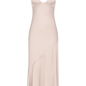 shona joy luxe bias asymmetrical slip dress